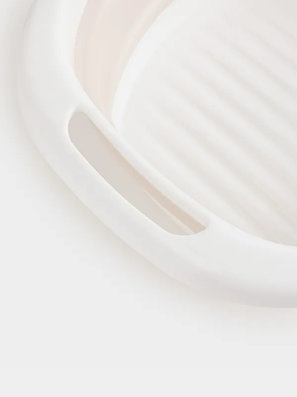 Таз складной, 5 л, ребристое дно, пластик/резина, бежево-розовый, Foldaway, image-4