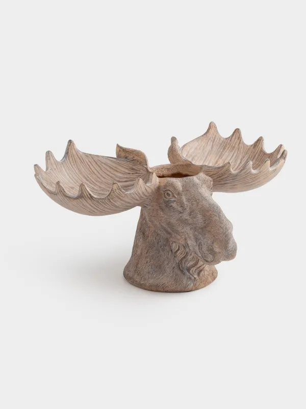 Менажница, 36х21 см, 3 отд, полирезин, коричневая, Лось, Moose story, image-2