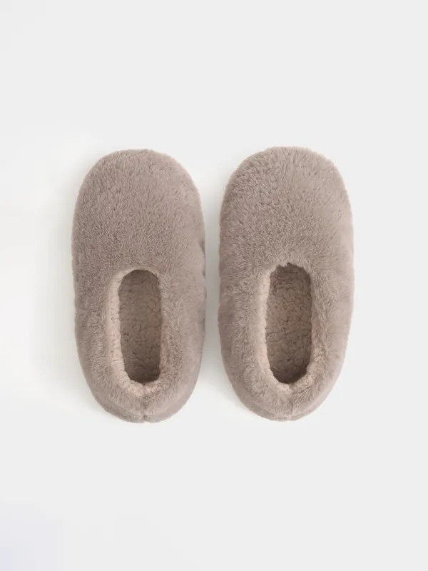 Тапочки-носки женские, домашние,  коричневые, Hotty, image-1