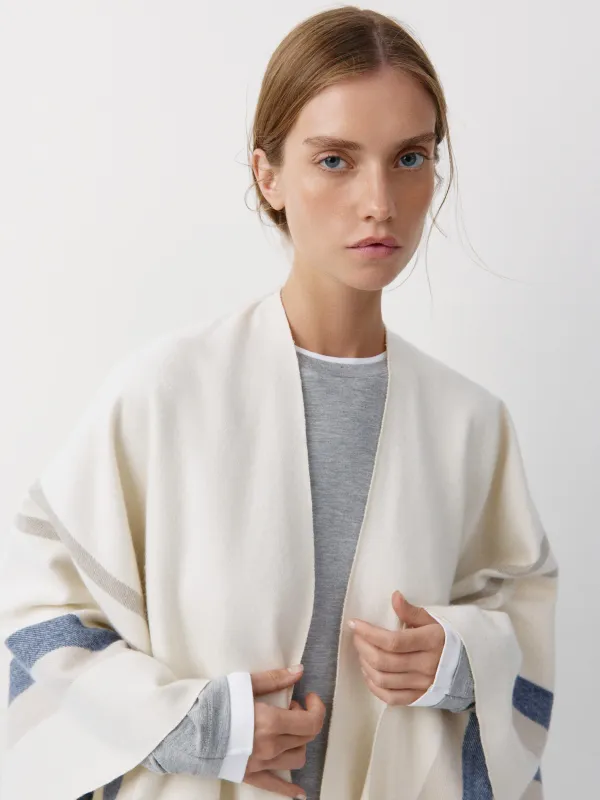 Пончо с добавлением шерсти, Poncho, image-1