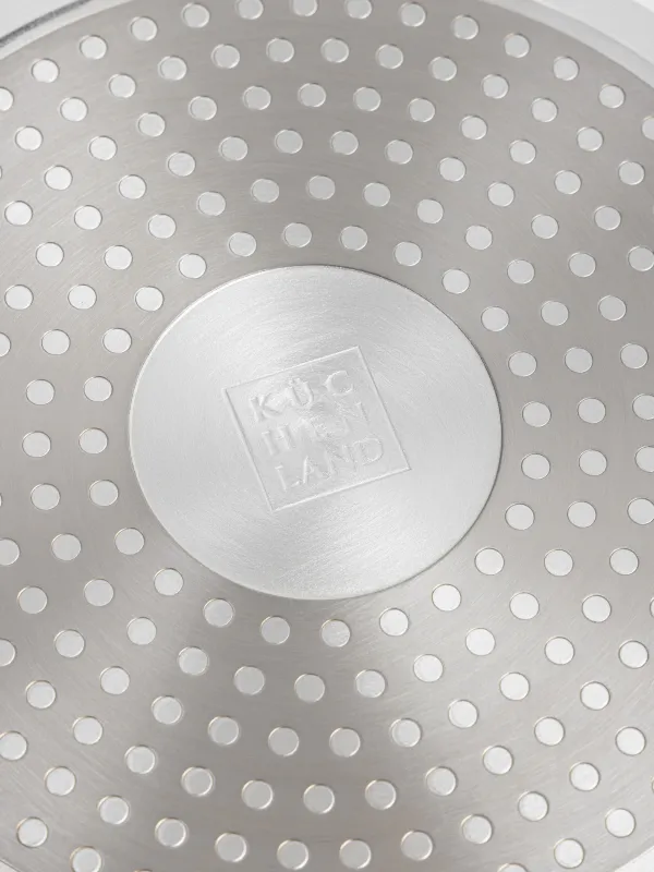 Кастрюля, 20 см, 2,5 л, с крышкой, съемные ручки, с покрытием, алюминий, черная, Scandia, image-3