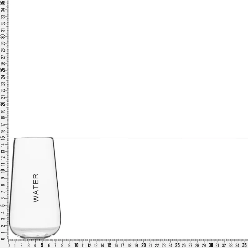 Стакан, 15 см, 500 мл, стекло Б, Clear font, image-6