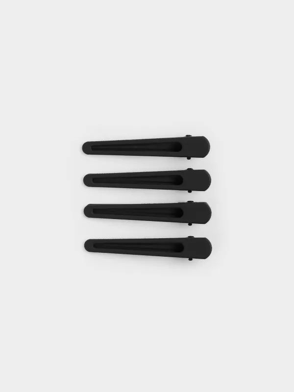 Заколка для волос, черная, Hair basic, image-0