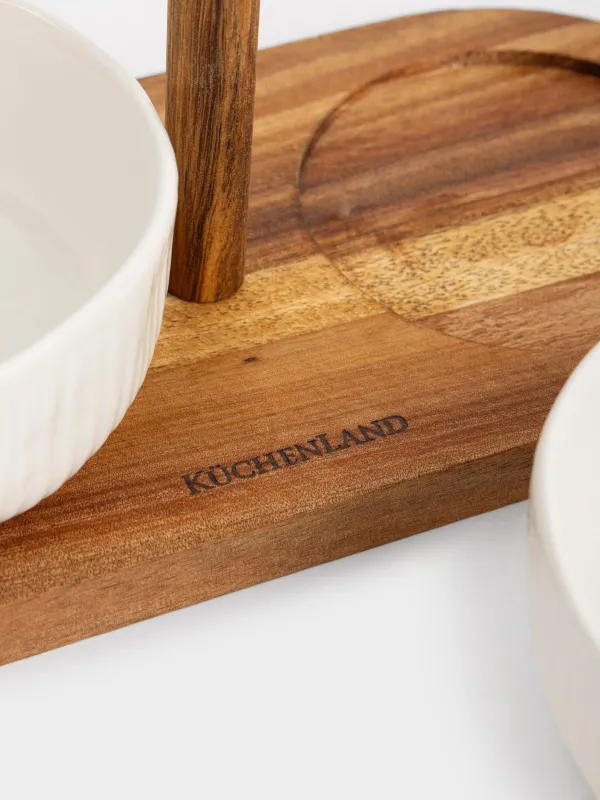 Набор для закусок, на подставке, Noble tree, image-3