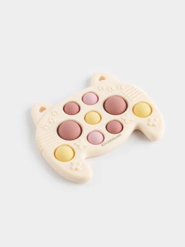 Игрушка развивающая, 10х8 см, Кот-игровой пульт, Pop-it, image-2