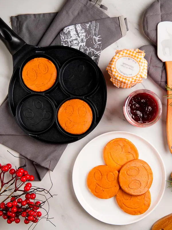 Сковорода для яиц и оладий, 21 см, 4 отд, с покрытием, алюминий, Смайл, Action, image-10