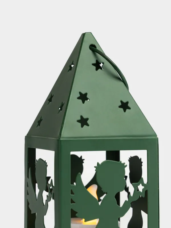 Светильник декоративный, 6х13 см, с подсветкой, Фонарь, Color style, image-2