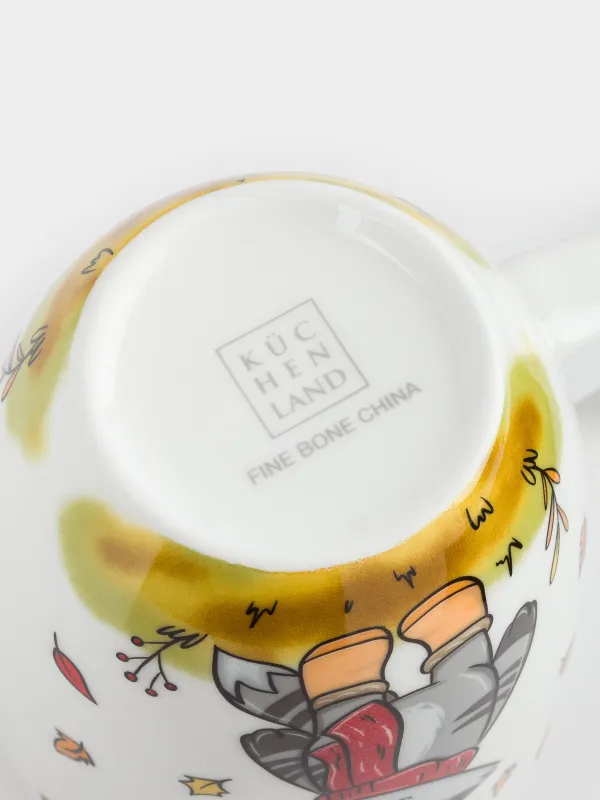 Кружка, 400 мл, Еноты, Forest animals, image-2