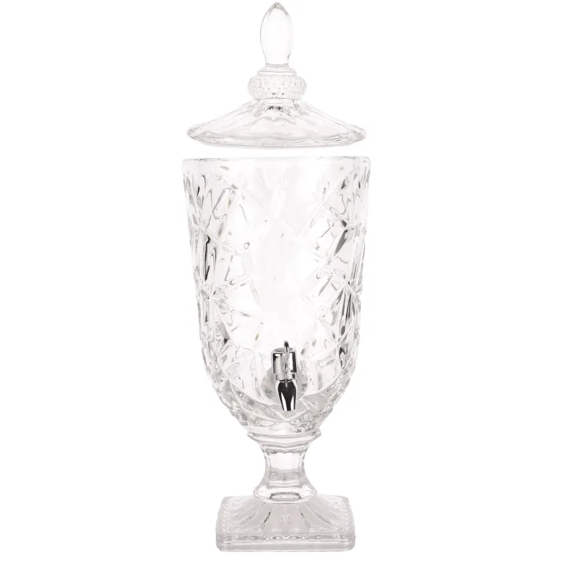 Диспенсер для напитков, 3 л, стекло Р/пластик, Crackle, image-2