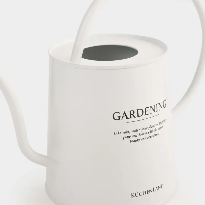 Лейка, 1,8 л, металл, молочная, Gardening, image-2