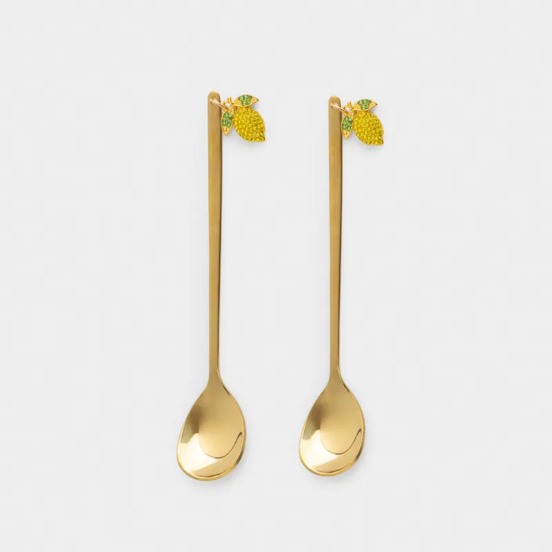 Ложка десертная, золотистая, Sicily