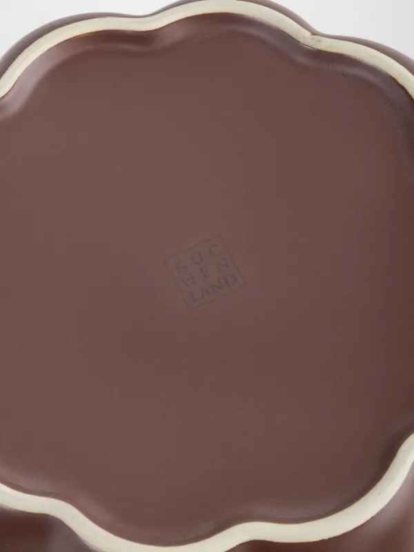 Форма для запекания, 21 см, 2,3 л, с крышкой, керамика, коричнево-золотистая, Тыква, Gourd, image-5