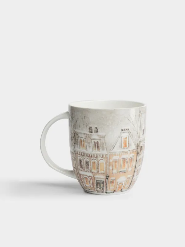 Кружка, 400 мл, Зимние дома, House built, image-1
