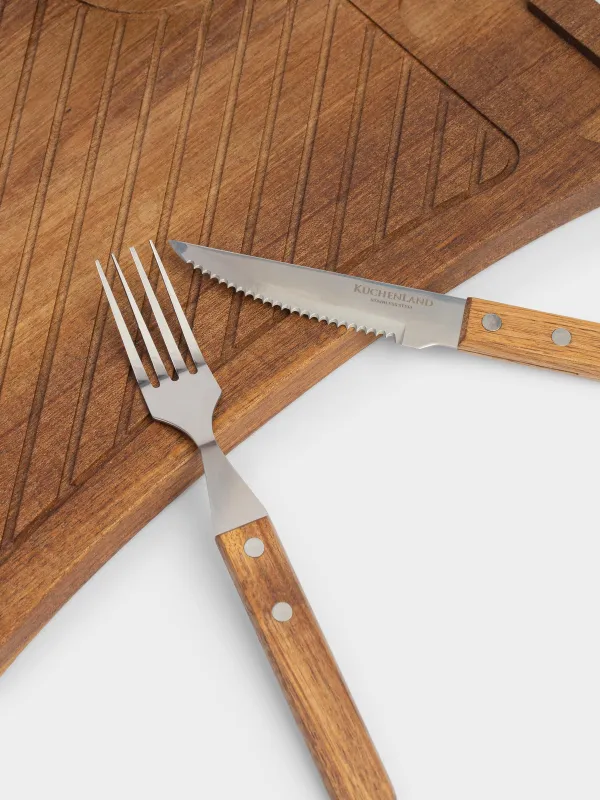 Набор для подачи стейка, Noble tree, image-4