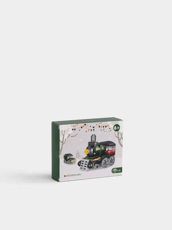 Конструктор, 7x5 см, Рождественский паровоз, Hobby kids, image-4