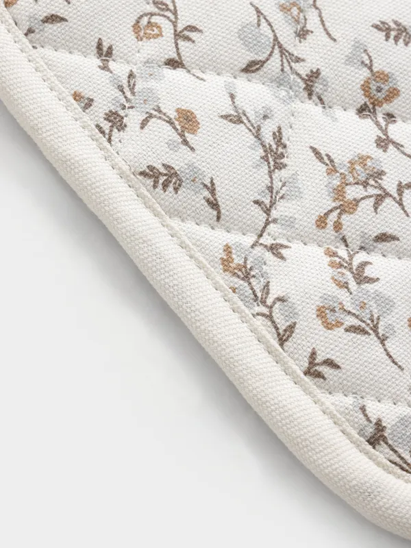 Прихватка, хлопок, молочная, La flore, image-3