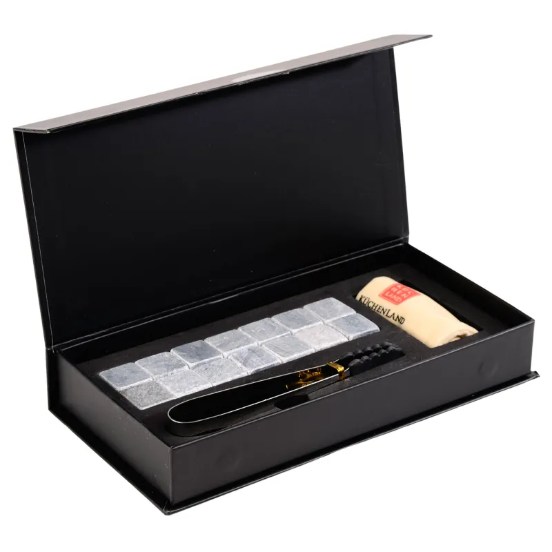 Набор кубиков для охлаждения напитков, 16 пр, с щипцами, стеатит/сталь, BAR