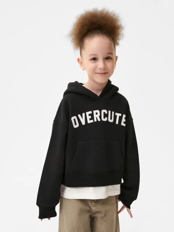 Худи детское, р. 140 см, для девочек, хлопок/полиэстер, черное, Linta, image-0