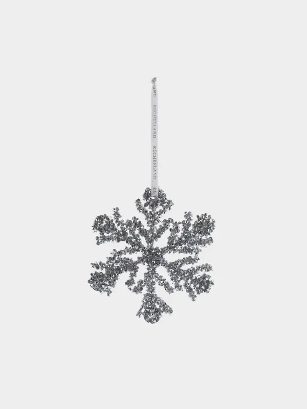 Игрушка елочная, 11 см, Снежинка, Figure sparkle, image-0