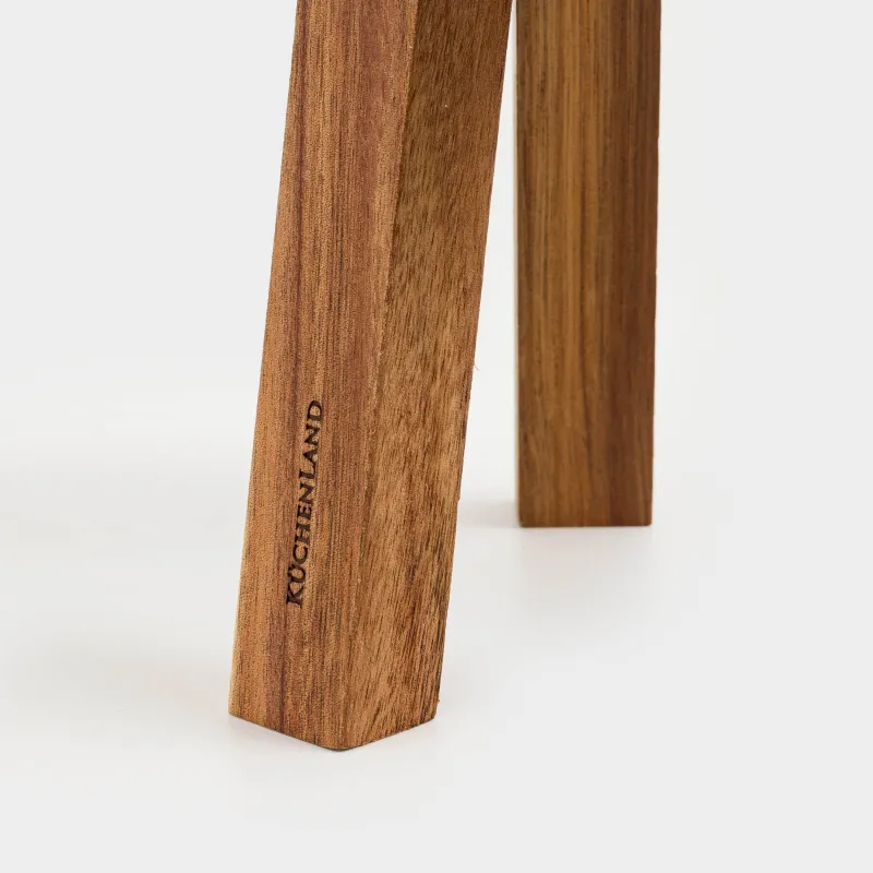 Блюдо сервировочное, 20x15 см, с ручкой, на ножках, Noble tree, image-5