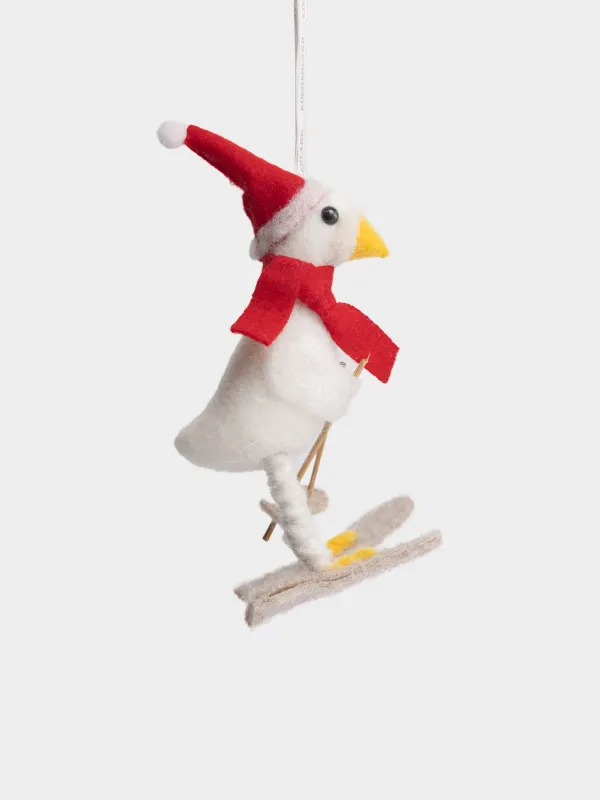 Игрушка елочная, 16 см, Гусь, Figure Christmas Fuzz, image-1