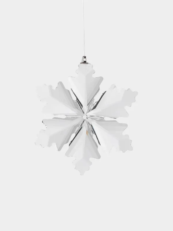 Игрушка елочная, 7 см, Снежинка, Ice crystal, image-1