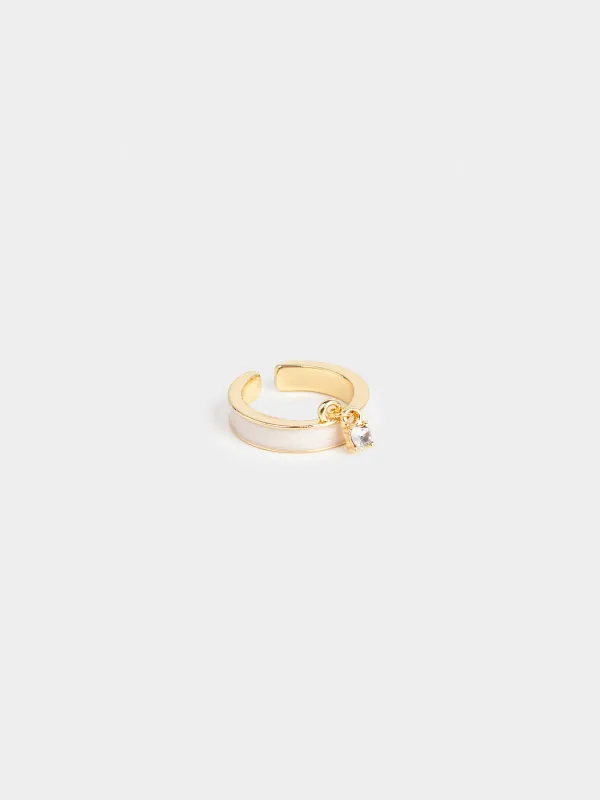 Кольцо, с подвеской, Сердце, Jewelry heart, image-0