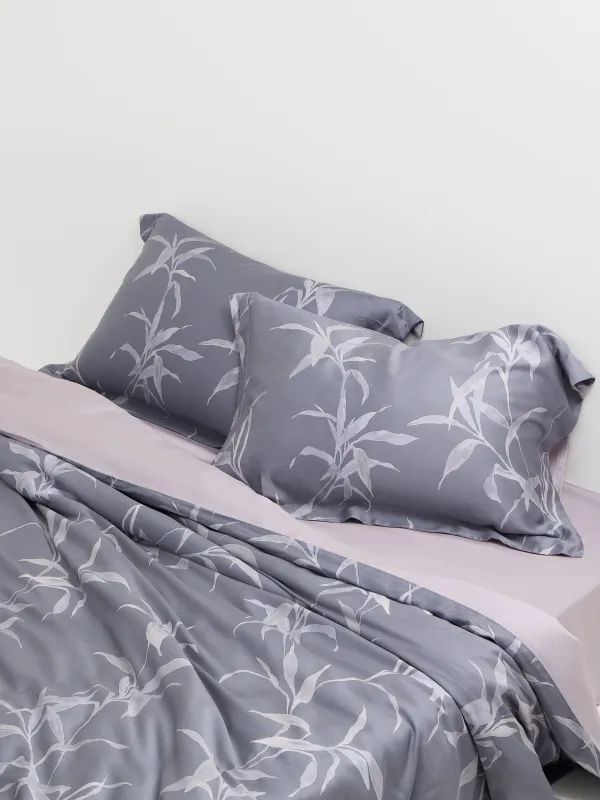 Постельное белье, евро, тенсель, Листья, Tencel, image-4