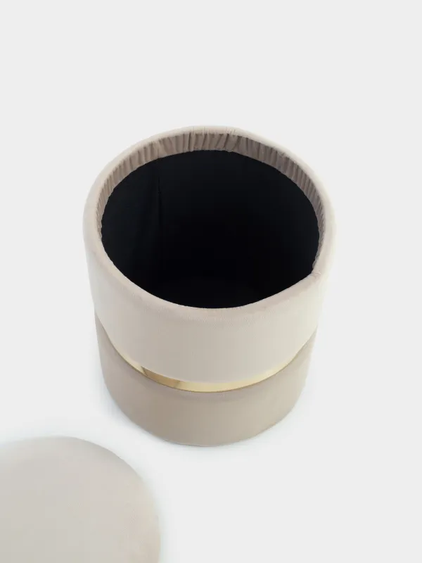 Пуфик, 30х38 см, с ящиком для хранения, Pouf, image-3