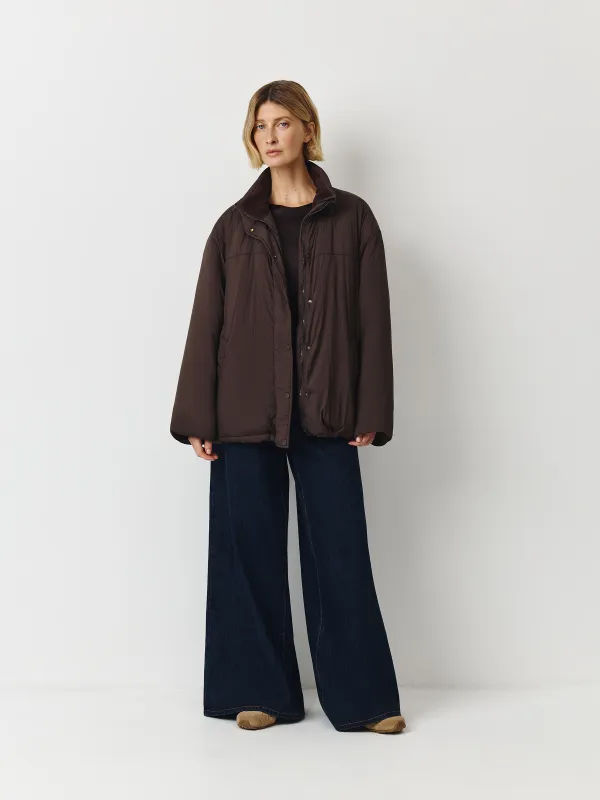 Куртка утепленная, коричневая, Brill, image-1