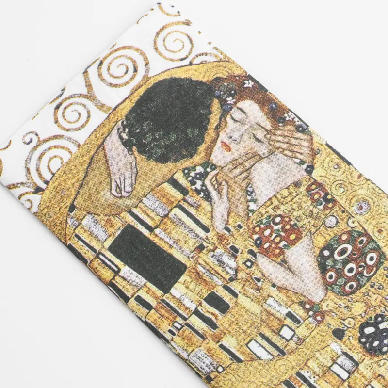 Салфетки бумажные, 33х33 см, 20 шт, прямоугольные, Поцелуй, Климт, Art поцелуй, image-2