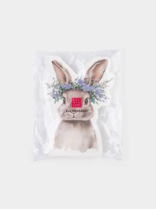 Салфетки бумажные, 25х30 см, 20 шт, Flora Easter, image-4