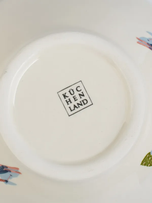 Пиала, 13х5 см, керамика D, белая, Лыжники, Skiers, image-3