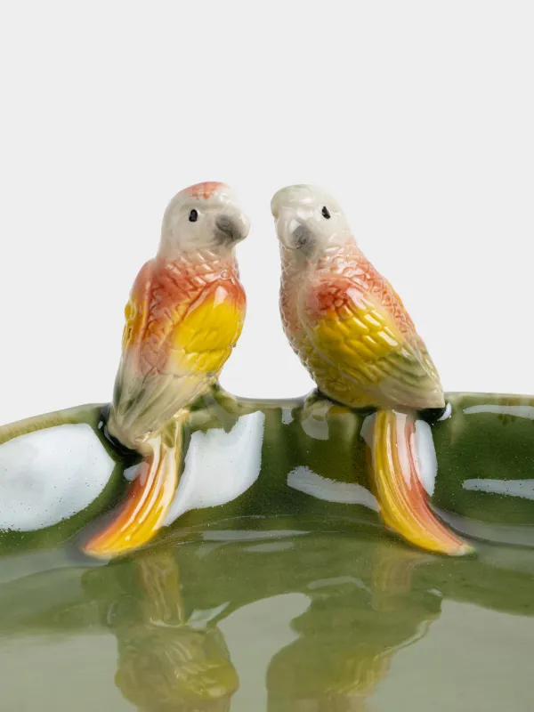 Блюдо, 23 см, Попугаи, Tropical bird, image-4