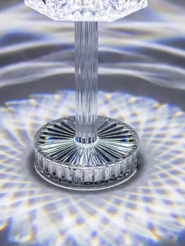 Светильник сенсорный, 26 см, беспроводной, на ножке, пластик/сталь, Ромб, Rhomb, image-6