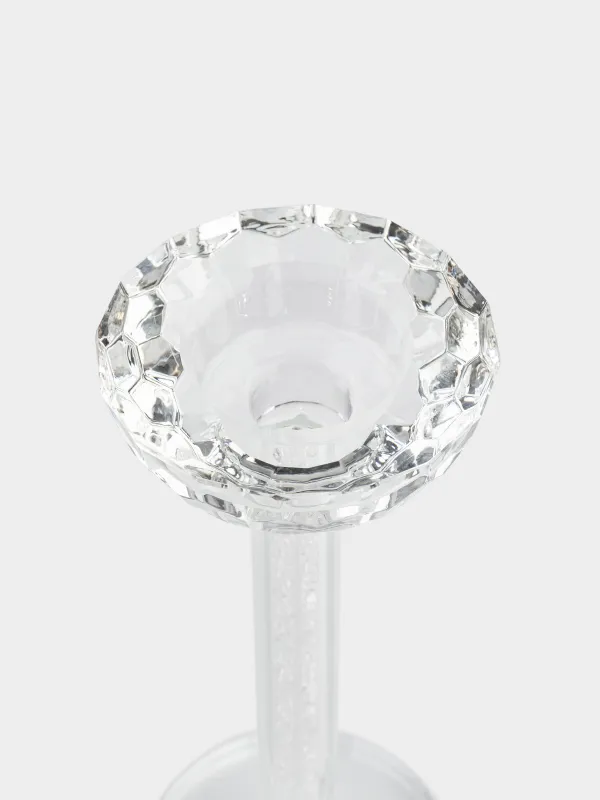 Подсвечник, 18 см, для чайной/тонкой свечи, Кристалл, Crystal, image-3