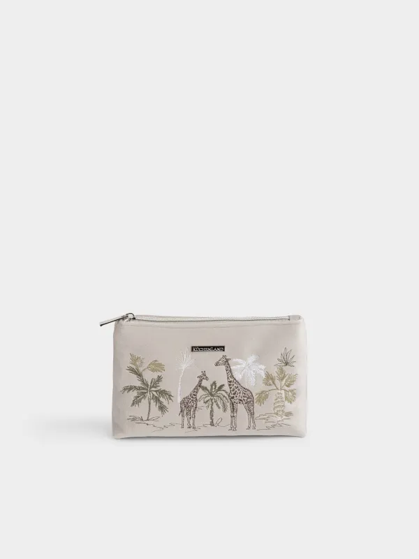 Косметичка, 20х14 см, Жираф в джунглях, Oasis print, image-0