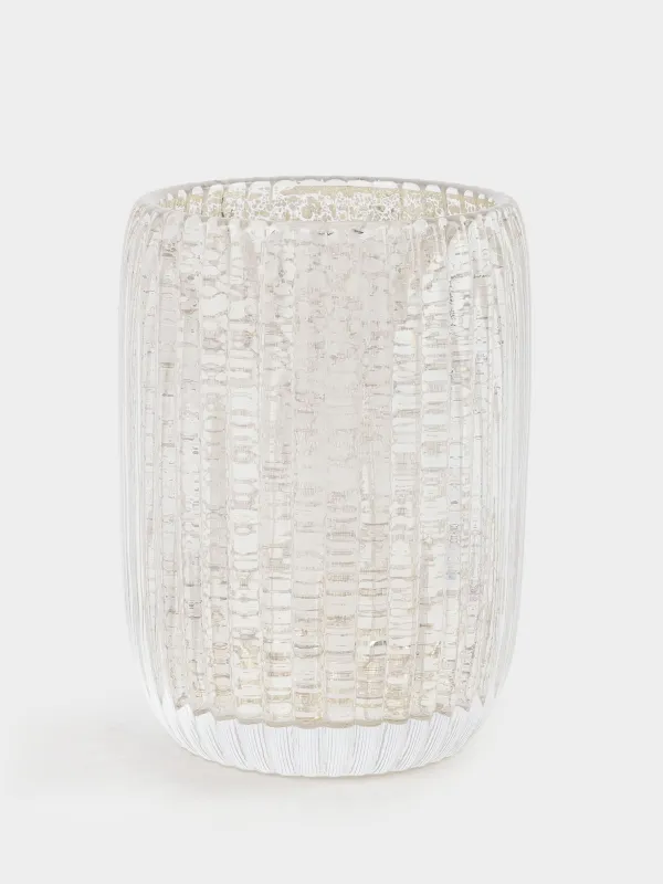 Стакан для ванной комнаты, 10 см, Patina rib, image-0