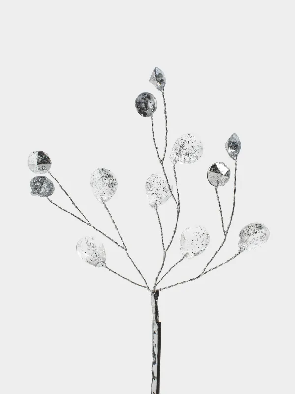 Ветка декоративная, 23 см, Кристаллы, Crystal decor, image-1