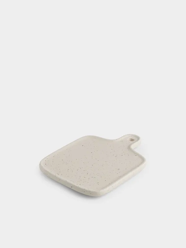 Блюдо сервировочное, 20х15 см, с ручкой, Provencal speckled, image-0