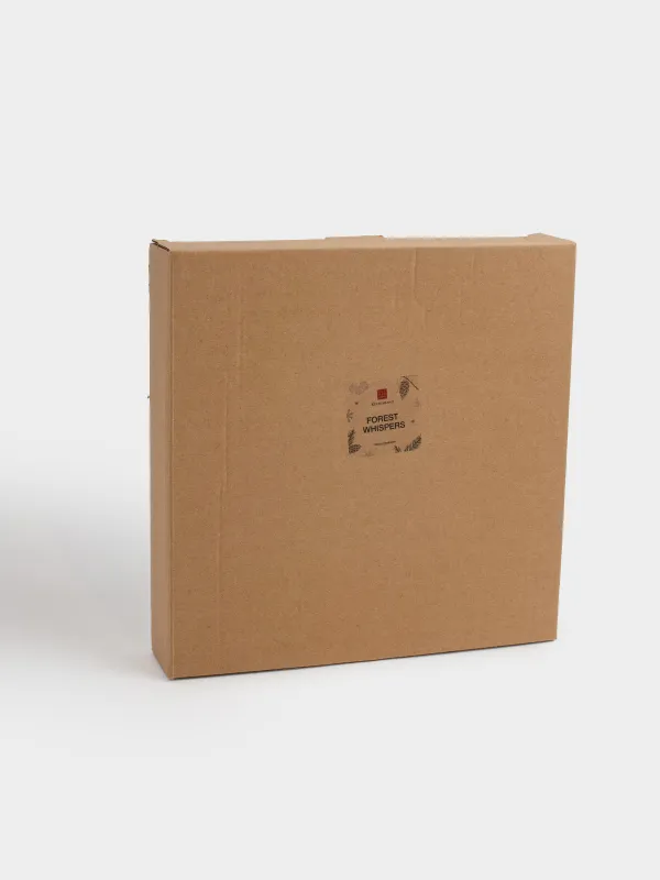 Блюдо глубокое, 27х5 см, керамика, зеленое, Шишки на еловых ветках, Forest whispers, image-5