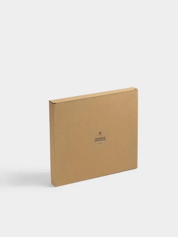 Тарелка обеденная, 25 см, в крапинку, Неровный край, Crumple speckled, image-5