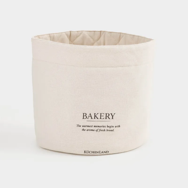 Корзина для хлеба, 20х30 см, на завязках, хлопок, бежевая, Bakery, Course