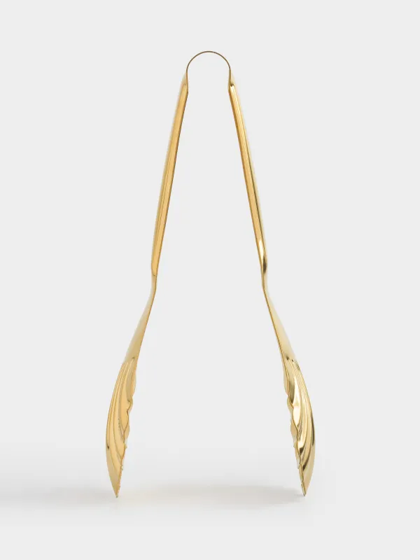 Щипцы кухонные, 23 см, сталь, золотистые, Ракушки, Classic gold, image-2