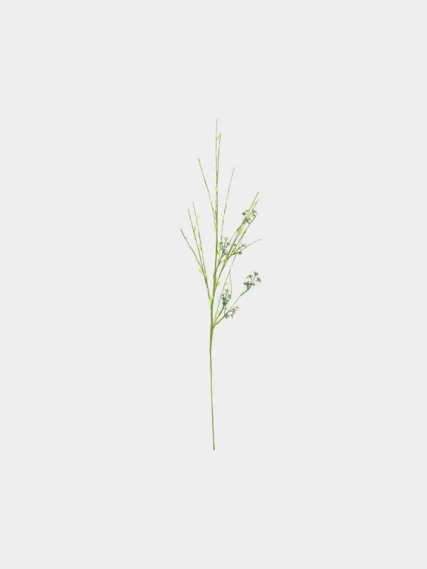 Ветка декоративная, 78 см, Белые соцветия, Meadow decor, image-0
