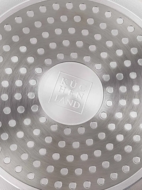 Ковш, 16 см, 1,3 л, с крышкой, с покрытием, алюминий, молочный, Piatto gold, image-7