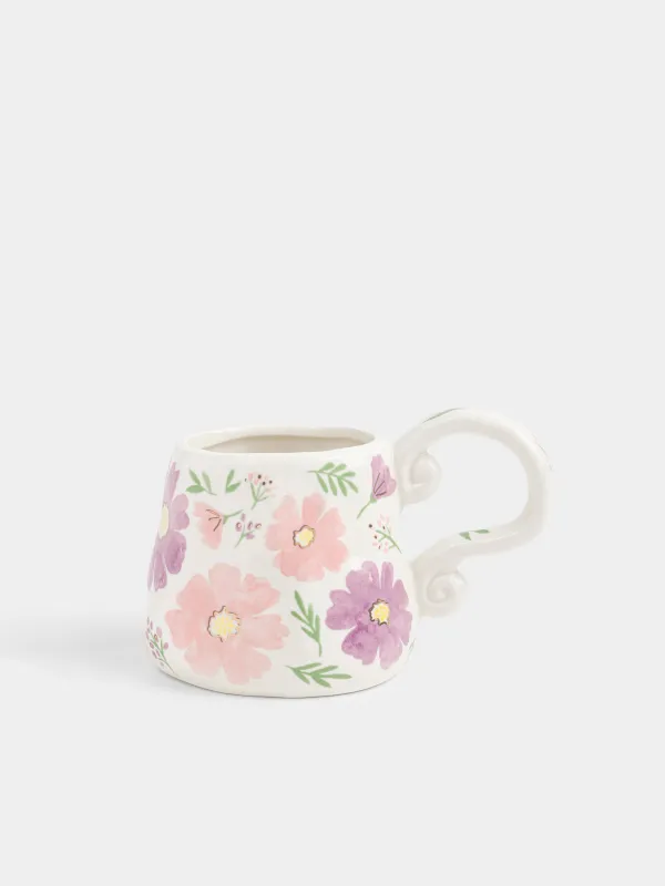Кружка, 420 мл, Цветы, Crumple flower, image-0