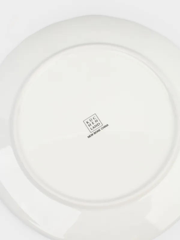 Тарелка обеденная, белая, Night flower, image-4