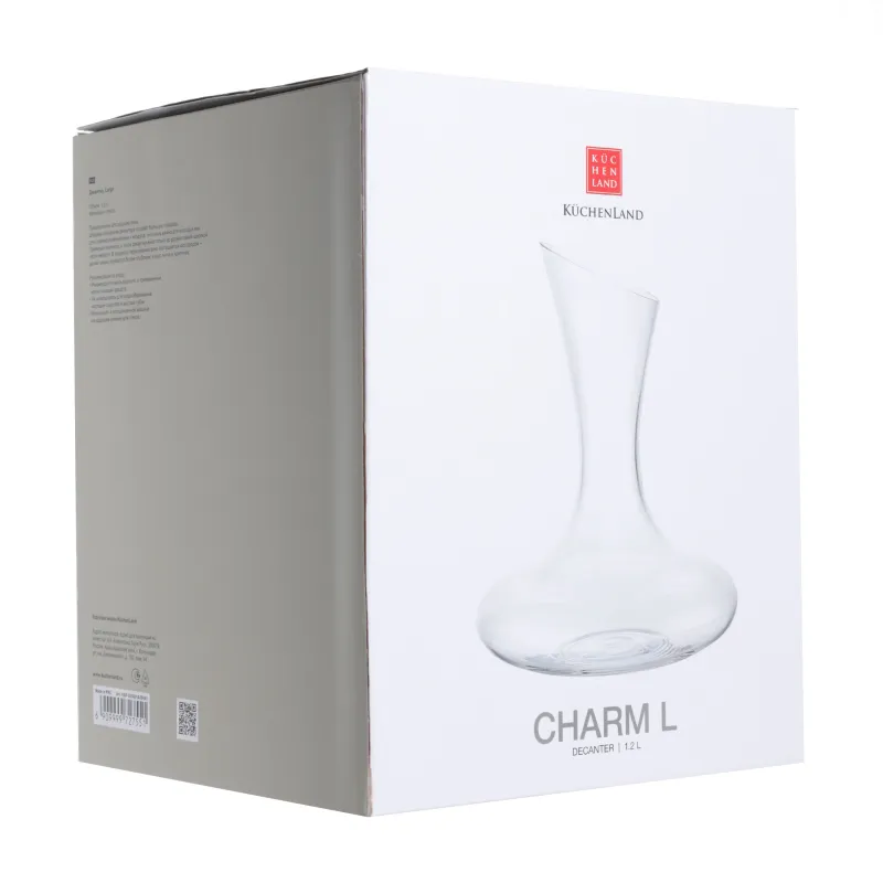 Декантер, 1,2 л, стекло, Large, Charm L, image-2