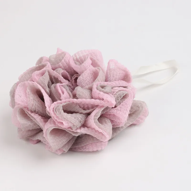 Мочалка для мытья тела, 13 см, полиэтилен, лиловая, Бант, Gentle spa, image-2